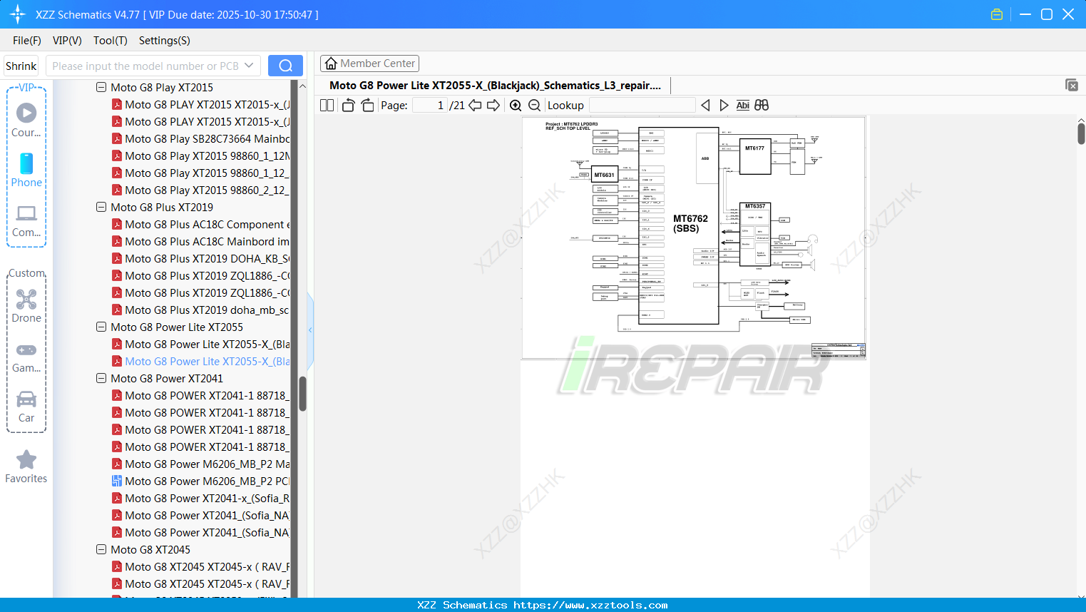 Motorola Moto G8 Power Lite XT2055-X_(Blackjack)_Schematics_L3_repair